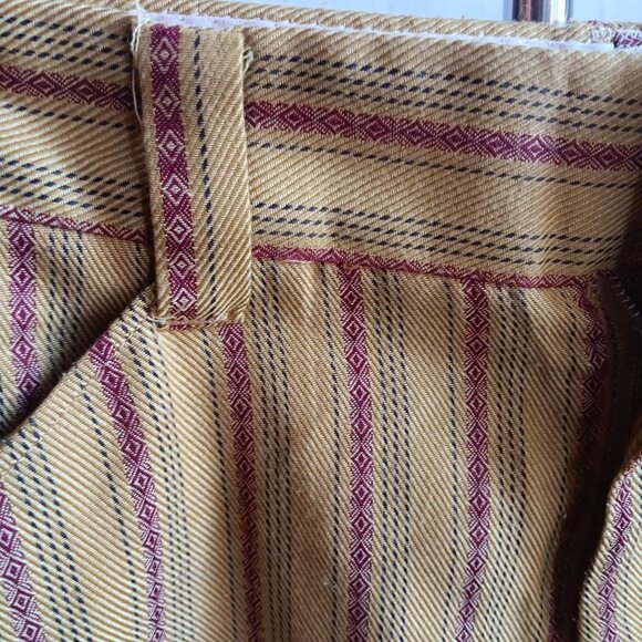 34x30 Vintage 1960's Men's Bootcut Pinstripe Shelby Garage Band jeans/Pants - Picture 6 of 11